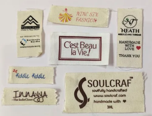 Cotton Printed Label