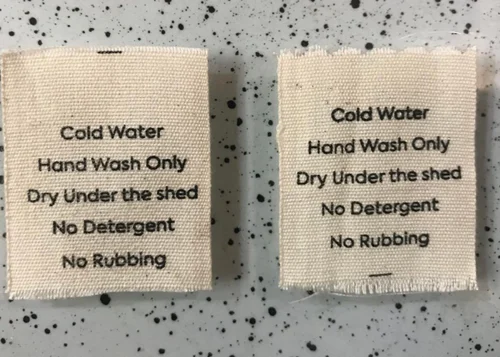 Printed Fabric Label